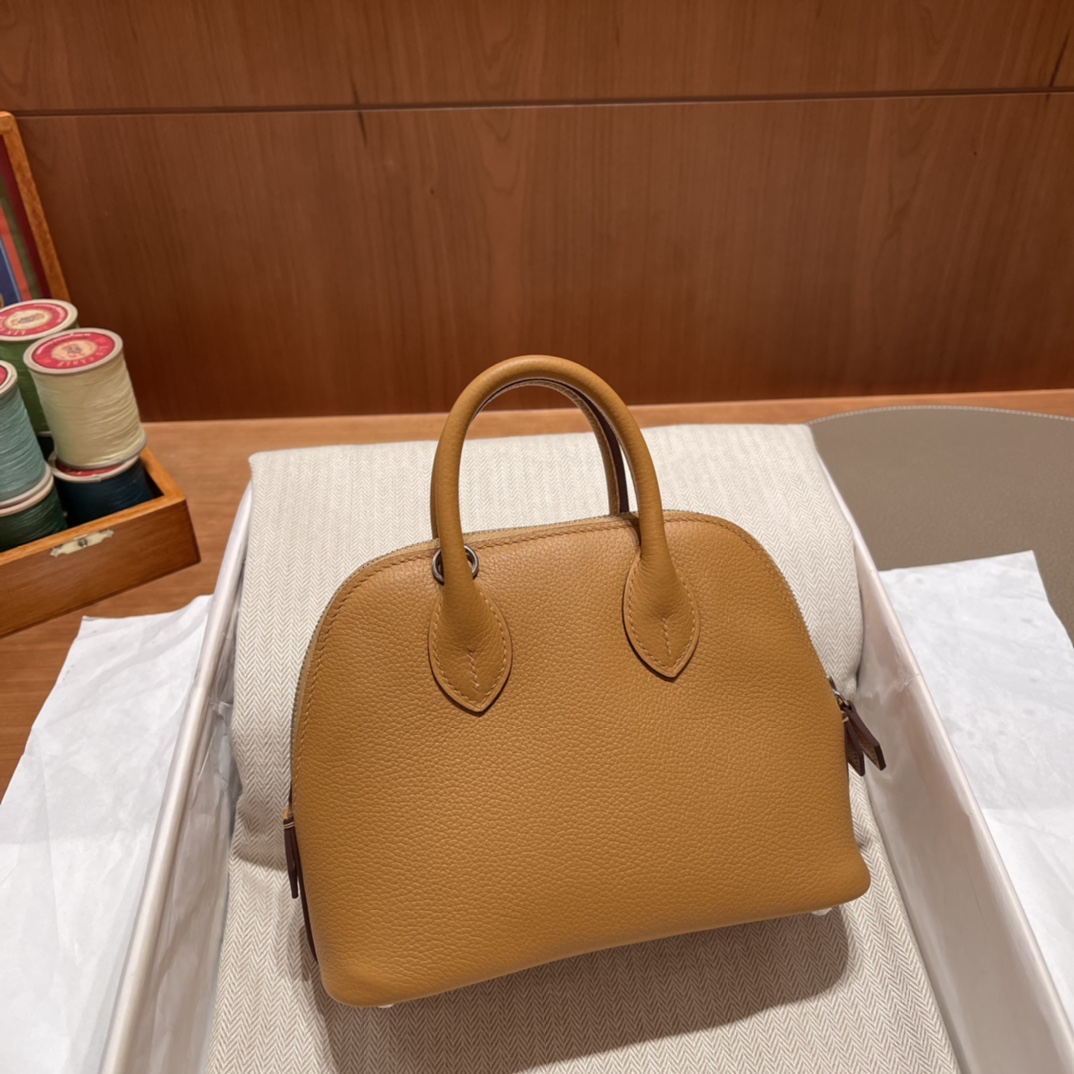 에르메스 미니 볼리드18 골드 은장 염소가죽